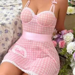 maid-costumes-cute-pink-dress-4 maid cosplay costumes