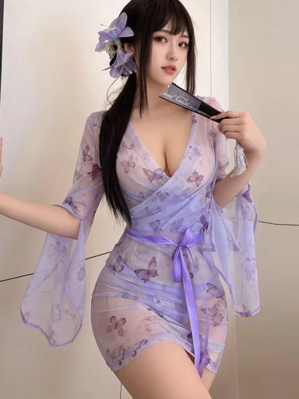 purple-butterfly-mesh-kimono-exotic-lingerie-1 sexy exotic lingerie