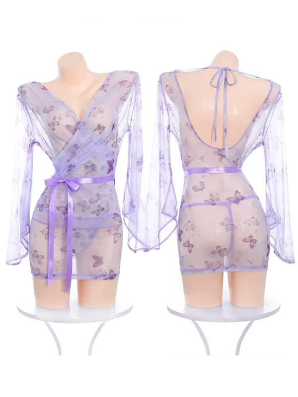 purple-butterfly-mesh-kimono-exotic-lingerie-2 sexy exotic lingerie