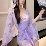 purple-butterfly-mesh-kimono-exotic-lingerie-5 sexy exotic lingerie