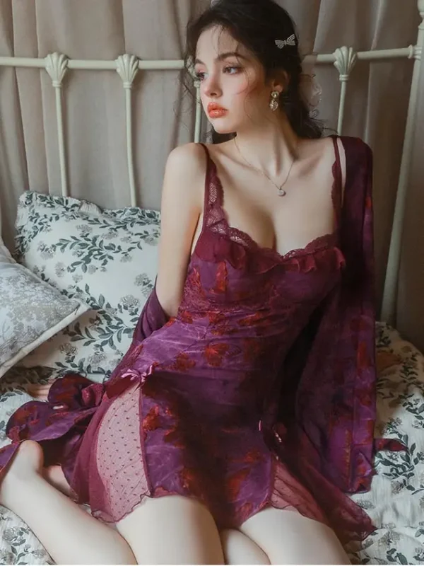 purple-butterfly-nightdress-4 sexy nightwear