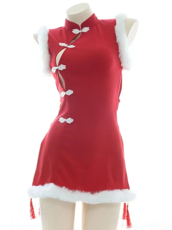 red-cute-short-cheongsam-2 exotic lingeries