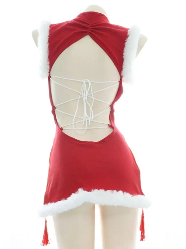 red-cute-short-cheongsam-4 exotic lingeries