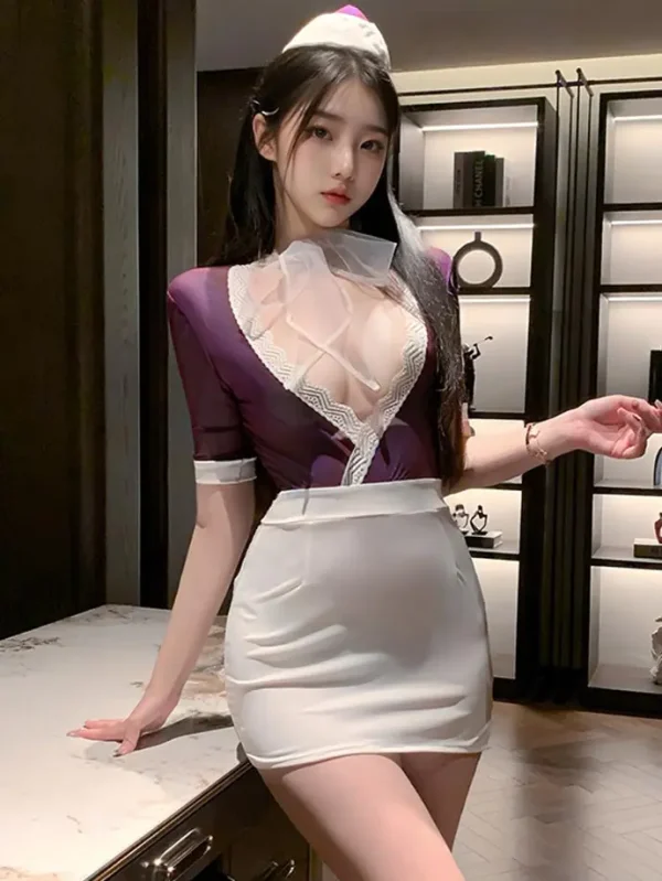 sexy-costumes-stewardess-cosplay-1 sexy role play costumes