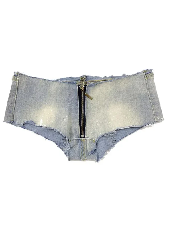 sexy-denim-shorts-zipper-open-crotch-2 sexy denim shorts