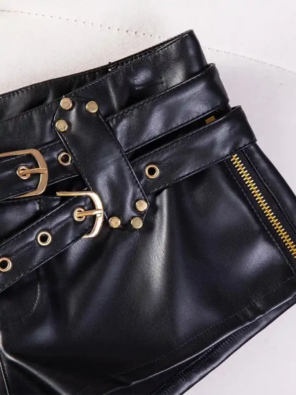 y2k-sexy-low-waist-tight-leather-shorts-4 sexy leather shorts