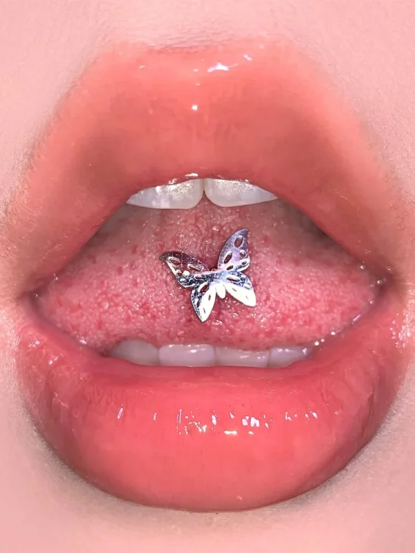 Body-Jewellery-Butterfly-Titanium-Tongue-Stud-1 body piercing jewellery