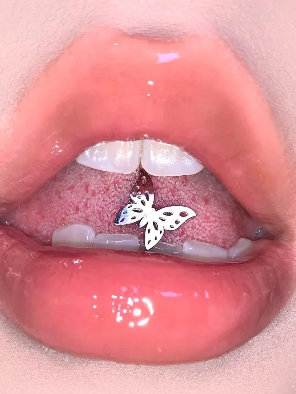 Body-Jewellery-Butterfly-Titanium-Tongue-Stud-4 body piercing jewellery