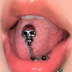 Body-Jewellery-Devil-Skull-Chain-Tongue-Stud-3 body piercing jewellery