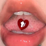 Body-Jewellery-Pearls-Resin-Heart-Tongue-Stud-6 body piercing jewellery