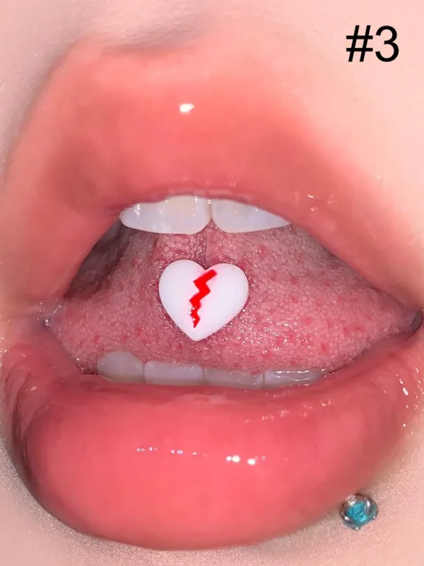 Body-Jewellery-heart-crack-Tongue-Stud-4 body piercing jewellery