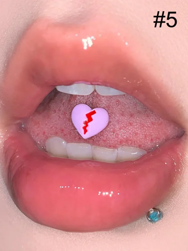 Body-Jewellery-heart-crack-Tongue-Stud-6 body piercing jewellery