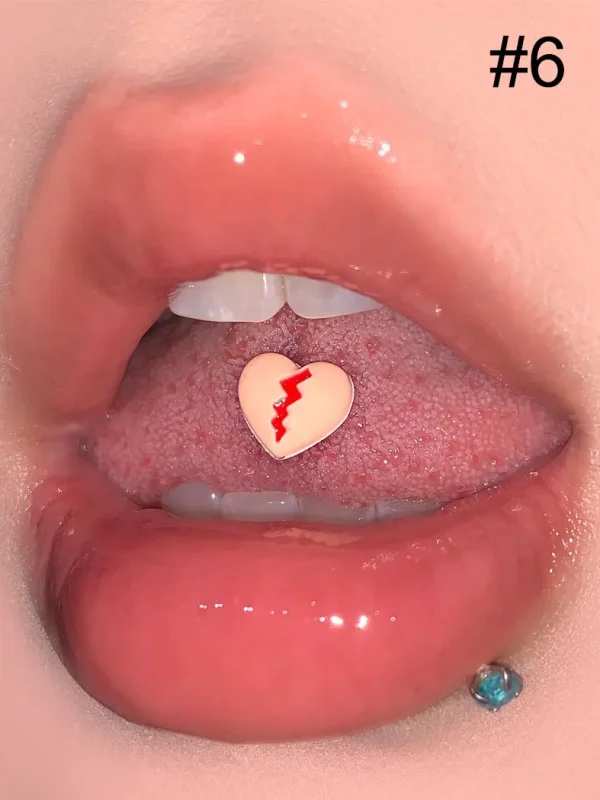 Body-Jewellery-heart-crack-Tongue-Stud-7 body piercing jewellery