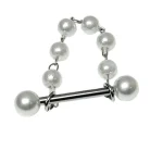 Body-Jewellery-pearls-chain-Tongue Stud-4 body piercing jewellery
