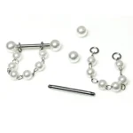 Body-Jewellery-pearls-chain-Tongue Stud-5 body piercing jewellery