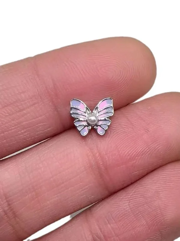 Body-Piercing-Jewelry-butterfly-Lip-Studs-3 body piercing jewellery