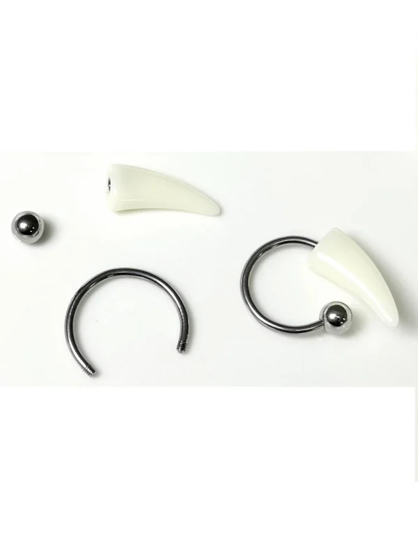 Lip-Piercing-Jewellery-Fang-Circular-Barbell-3 body piercing jewellery