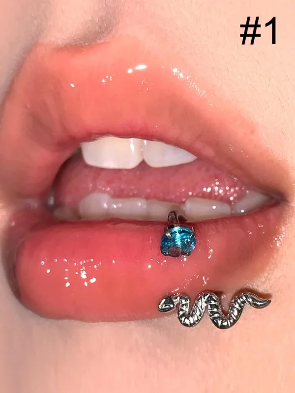 Lip-Piercing-Jewellery-Snake-Circular-Barbell-2 body piercing jewellery