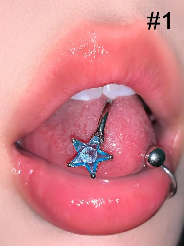Lip-Piercing-Jewellery-Star-Circular-Barbell-4 body piercing jewellery
