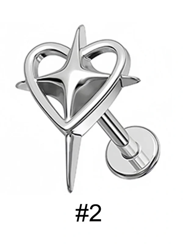 astral-heart-titanium-alloy-lip-ear-stud-2 body piercing jewellery