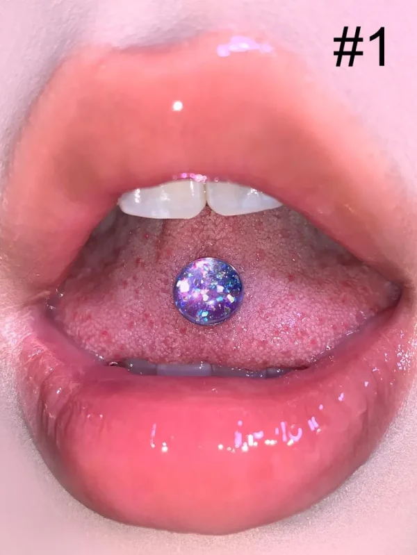 body-jewelry-circle-shine-tongue-piercing-3 body piercing jewellery