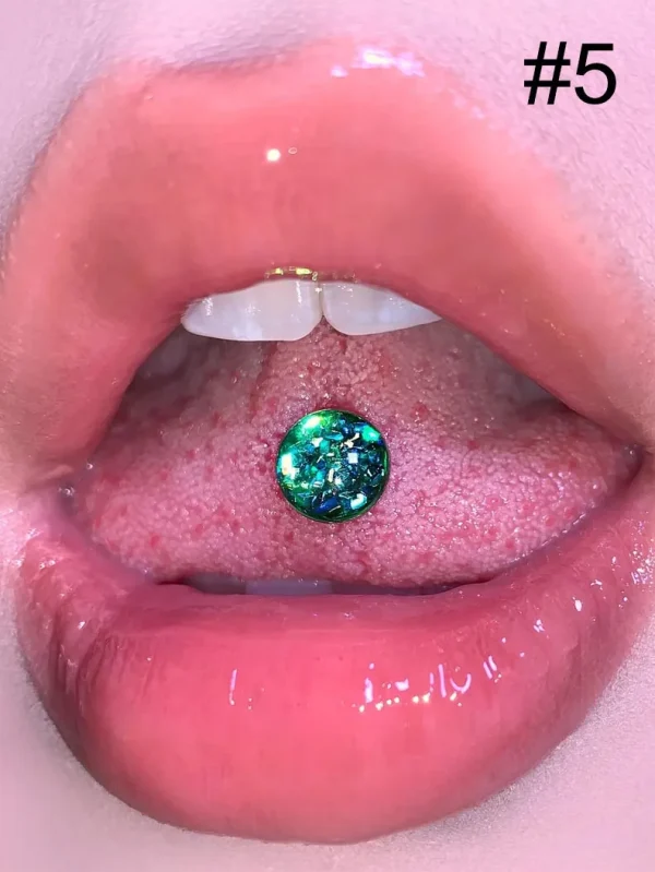 body-jewelry-circle-shine-tongue-piercing-6 body piercing jewellery