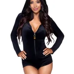 cat-costumes-lingerie-hooded-bodysuit-1 role paly lingerie