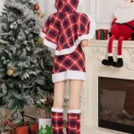 chirstmas-costume-cute-plaid-dress-2 cute christmas costumes