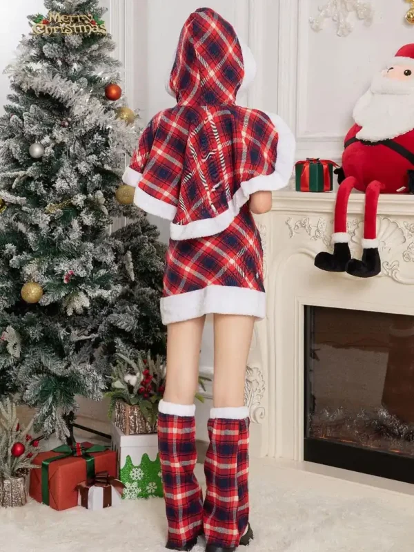 chirstmas-costume-cute-plaid-dress-2 cute christmas costumes