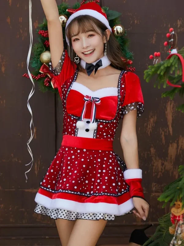 christmas-costume-cute-polka-dot-dress-1 cute christmas costumes