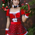 christmas-costume-cute-polka-dot-dress-2 cute christmas costumes
