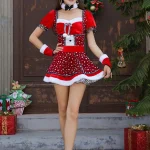 christmas-costume-cute-polka-dot-dress-4 cute christmas costumes