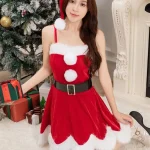 christmas-costume-flower-edged-dress-2 cute christmas costumes