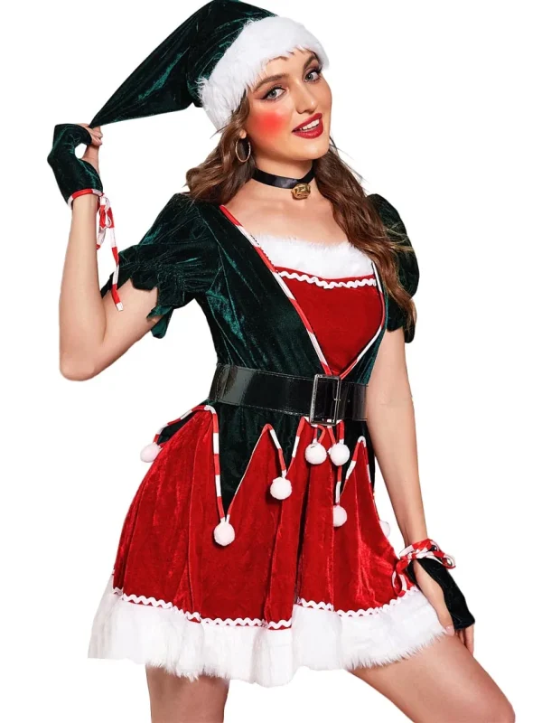 christmas-costume-red-green-dress-suit-1 sexy christmas costumes