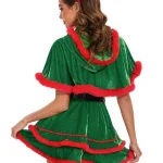 christmas-costume-velet-dress-with-shawl-7 sexy christmas costumes