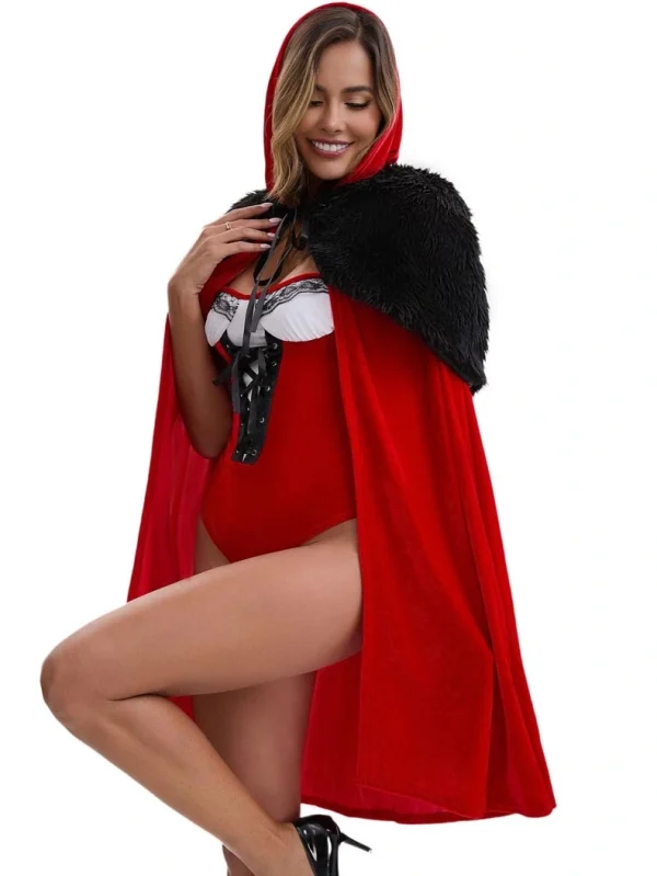 christmas-costumes-bodysuit-with-cloak-3 sexy christmas costumes