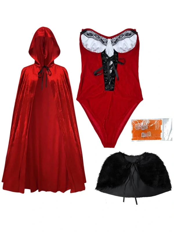 christmas-costumes-bodysuit-with-cloak-5 sexy christmas costumes