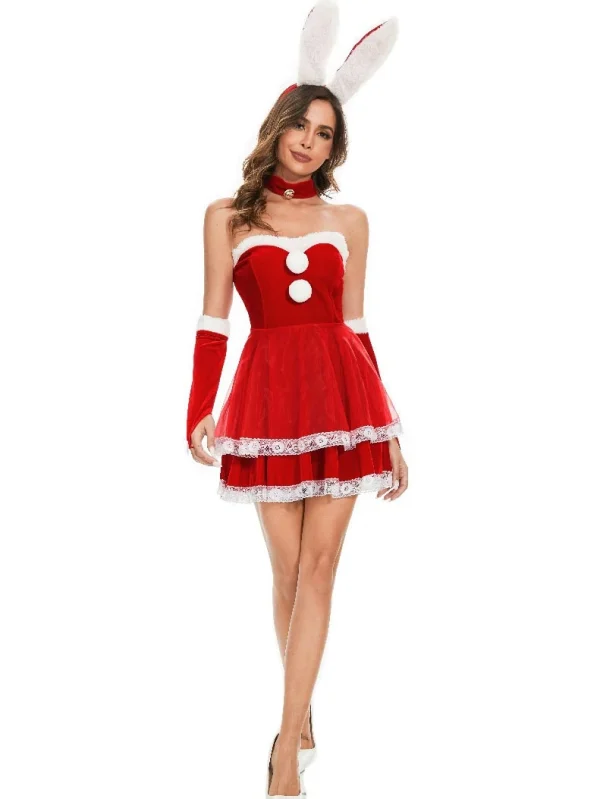 christmas-costumes-bunny-red-cute-suit-5 cute christmas costumes