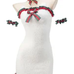 christmas-costumes-plush-white-dress-3 sexy christmas costumes