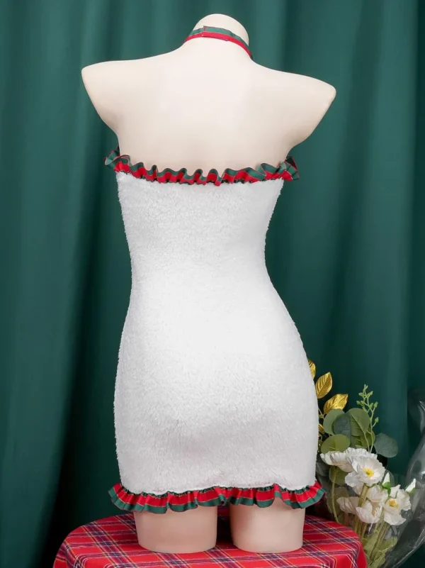 christmas-costumes-plush-white-dress-4 sexy christmas costumes