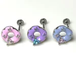 cute-diamond-donut-piercing-jewelry-5 body piercing jewellery