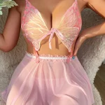 cute-lingerie-butterfly-babydoll-dress-4 babydoll lingerie dress