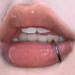 lip-piercing-jewellery-simple-ring-1 body piercing jewellery