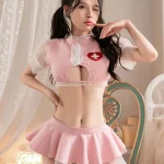 nurse-cosplay-split-pink-cute-set-1 sexy nurse cosplay