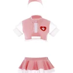 nurse-cosplay-split-pink-cute-set-5 sexy nurse cosplay