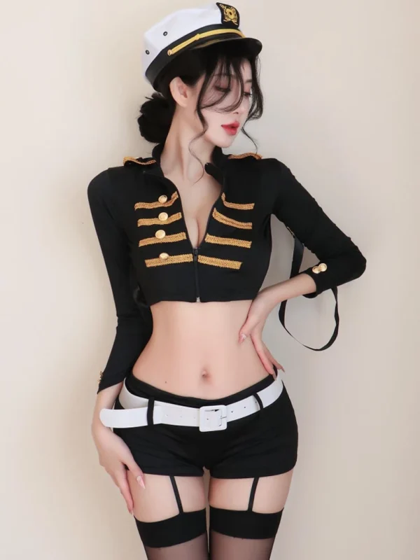 police-cosplay-sexy-black-color-split-suit-5 sexy police cosplay