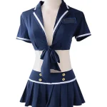 police-cosplay-sexy-blue-split-suit-4 sexy police cosplay