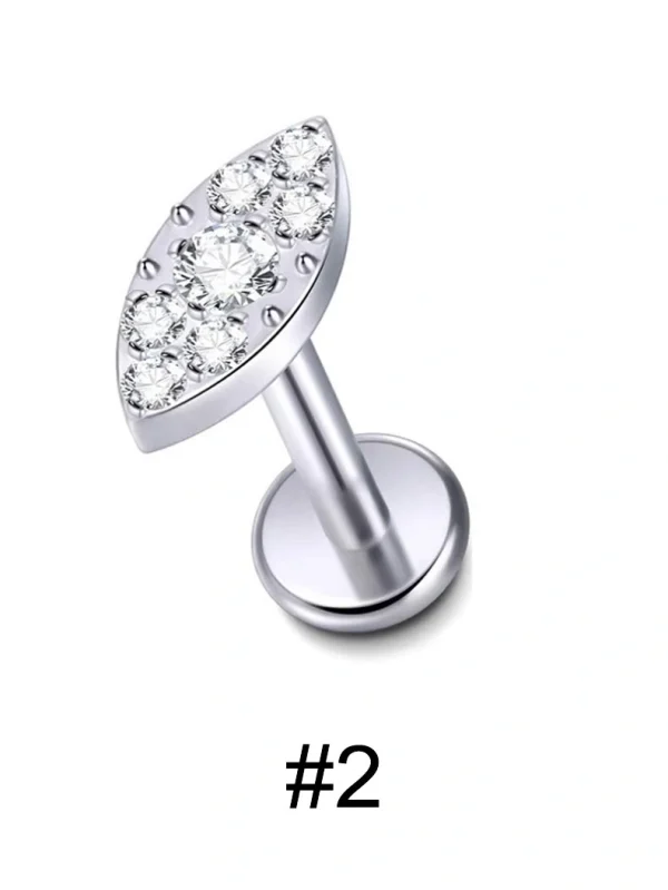 rhombic-zircon-ear-lip-studs-3 body piercing jewellery