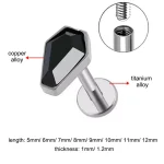 rhombic-zircon-ear-lip-studs-4 body piercing jewellery