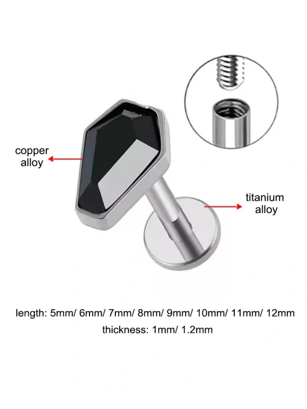 rhombic-zircon-ear-lip-studs-4 body piercing jewellery